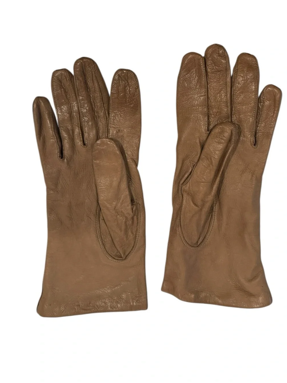 Classic soft Brown Leather Gloves Sz 7